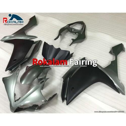 Fairings For Yamaha YZF1000 R1 2007 2008 YZFR1 07 08 Silver Black Motorcycle Body Kits (Injection Molding)
