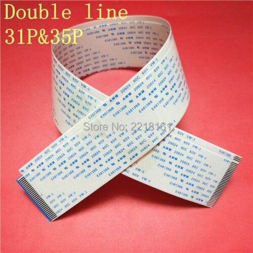 3pcs wholesale large format solvent printer Mimaki JV3 JV5 CJV30 Mutoh RJ900 Plotter DX5 head cable 31pins