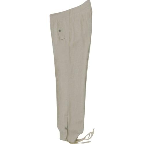 GUHD-004 WWII German Elite panzer summer HBT off-white trousers