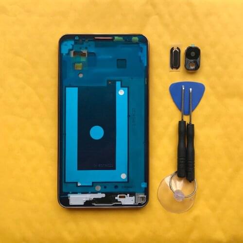 Original Phone Housing Panel Bezel For Samsung Galaxy Note 3 N9005 N900 N900A N900V N900T Middle Frame Cover With Buttons