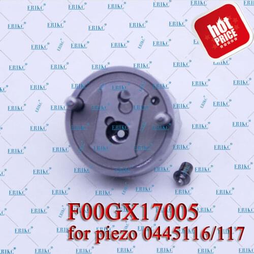 ERIKC F00GX17005 Piezoelectric Valve Assembly Common Rail Injector Piezo Control Valves F 00G X17 005 For BOSCH 116 117 Series