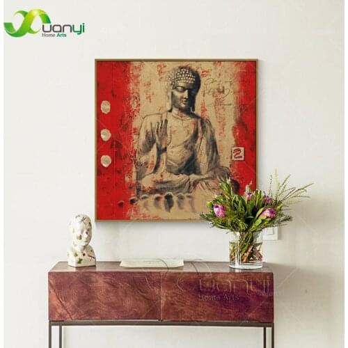 Buddha Picture Poster Abstract Oil Painting Wall Art Picture Home Decor Canvas Painting Living Room Canvas Print Unframed PR1237