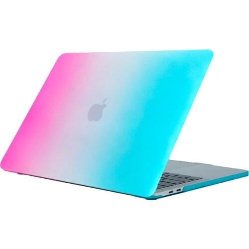 Rainbow Macbook Hard shell Flexible Laptop Cover Colorful Case with Touch Bar Sleeve Shell