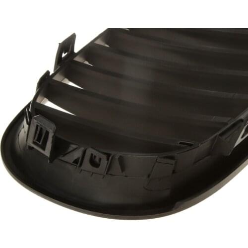 Pair Black Front Bumper Car Grilles Grill for BMW E60 E61 5 Series M5 03-09