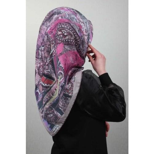 SCARFELLA SOFT HAND DİKİŞLİ SCARF DESEN-44 - RENK-06
