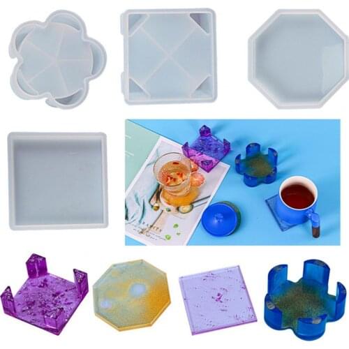 Silicone Mold Unique Design Easy to Release Flower Shape Resin Epoxy Silicone Combination Molds Jewelry Making Silicone Mold