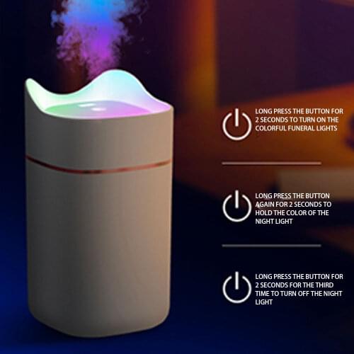 1.2 L Ultrasonic Air Humidifer Aroma Essential Oil Diffuser With Coloful LED Light Mist Maker Aromatherapy Humidifiers For Home