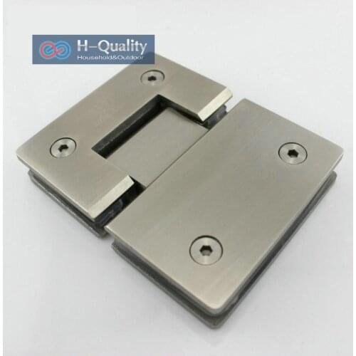 Thicken 180 Degrees Precision Cast Stainless Steel Glass Door Clamp Clip Shower Door Glass Clip Bracket