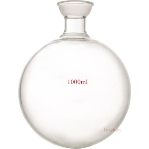 1000ml,S35 Spherical Joint,Glass Flask,1L 35/20 Ball Socket Rotavapor Vessel