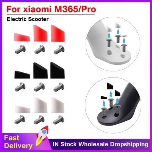 3Pcs Scooter Rear Back Fender Mudguard Screws Rubber Cap Electric Screw Plug Cover For XIAOMI MIJIA M365 Electric Scooter