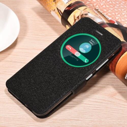 5.5inch open window For ASUS Zenfone 3 Zenfone3 ZE552KL Z012DE case Phone Cover Case Shell Leather flip case shell Back Cover