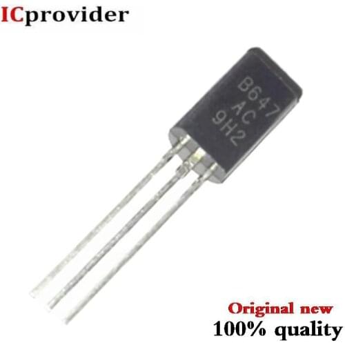 50PCS 2SB647AC 2SB647A 2SB647 TO92 TO-92L B647 Triode Transistor new original