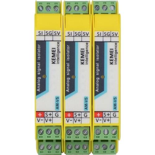 Analog signal isolator 0-5V to 0-20mA signal converter to isolate transmitter voltage and current signal