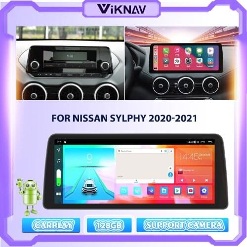 12.3 Inch Android Car Radio With Screen For NISSAN SYLPHY 2020-2021 Car GPS Navigation DVD Multimedia Player 2din