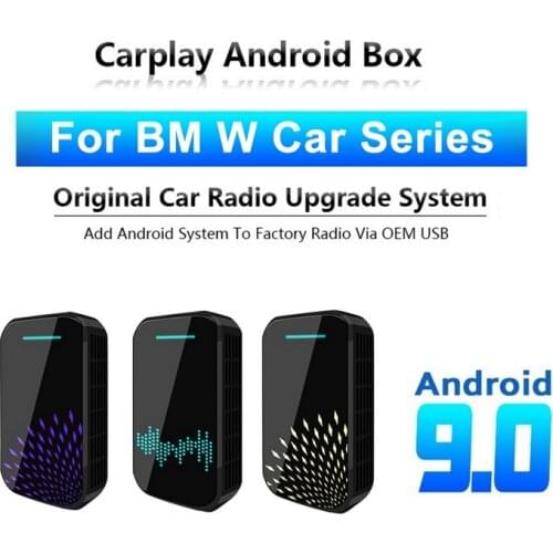 Wireless Carplay for BM-W Dongle Adapter Activator Mirror Connection Support Android & IOS Connect Youtube Multimedia Player