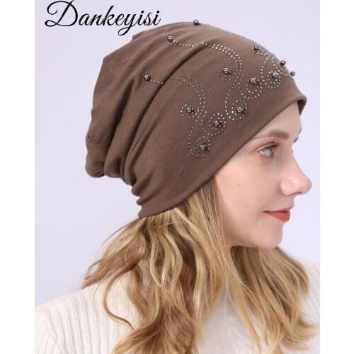 DANKEYISI Women Skulliess Beanies Rabbit Hair Winter Hats For Women Casual Autumn Knitted Beanie Girls Fashion Soft Hat Cap