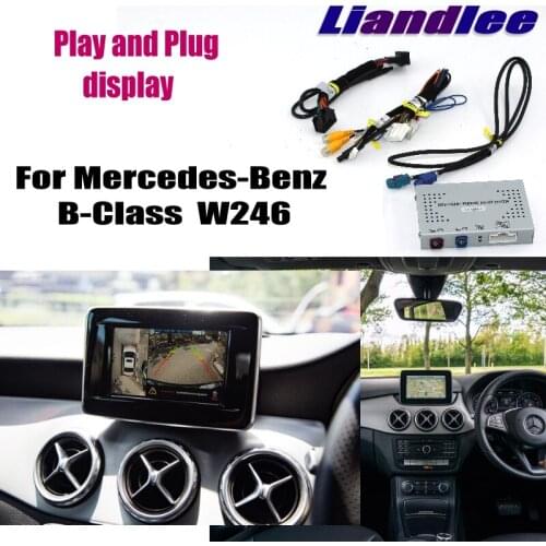 Liandlee Parking Camera Interface Reverse Back Up Camera Kits For Mercedes Benz MB B Class W246 NTG Original Display Upgrade