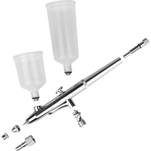 Best Airbrush Spray Tool 0.5mm Gravity Feed Double Action Airbrush Cake Tattoo Pistola De Pintura Aerografo Nail Tool 20Cc 40Cc
