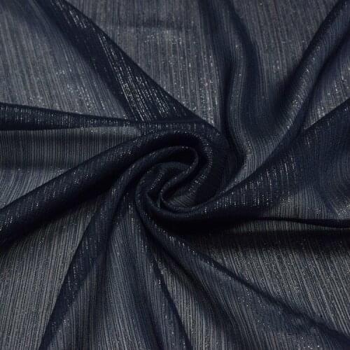 Soft Pink Glitter Silver Chiffon Tulle Fabric for Dress Shirts, Peach, Black, White, Blue, Green, Purple, Beige, by the Meter