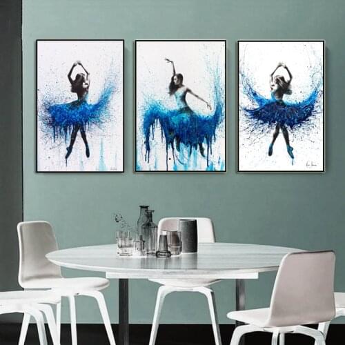 New5D DIY Full Square round Diamond Painting Dancing Ballerina Diamond Embroidery Ballet dancer Picture Of Rhinestone Home Decor