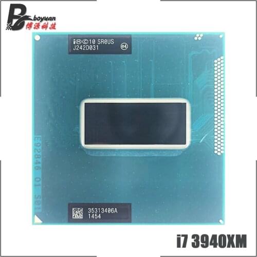 Intel Core i7-3940XM i7 3940XM SR0US 3.0 GHz Quad-Core Eight-Thread CPU Processor 8M 55W Socket G2 / rPGA988B