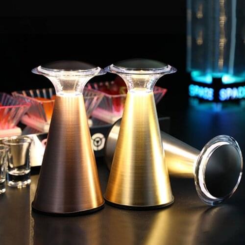 Modern Creative Bar Table Light LED Night Lamp Touch Sensor Chargeable Desk Light Restaurant Cafe Table Lamp Home Bedside Lights