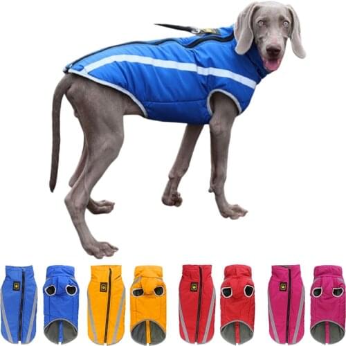 Warm Winter Dog Clothes Waterproof Pet Jacket For Small Big Large Medium Dogs Coat French Bulldog Clothing Luxury Vest Free Ship