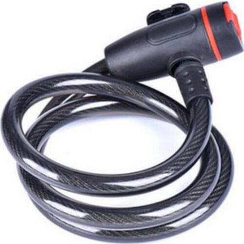 Universal Anti-Theft Bike Bicycle Lock Stainless Steel Cable Coil For Castle Motorcycle Cycle Mtb Bike Security Lock With 2 Keys