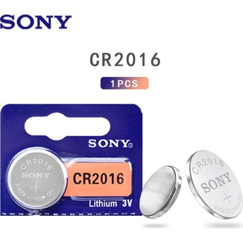 High Quality 1PCS For Sony 3V CR2016 Lithium Cell Button Battery DL2016 KCR2016 CR 2016 Button batteries for watch Calculators