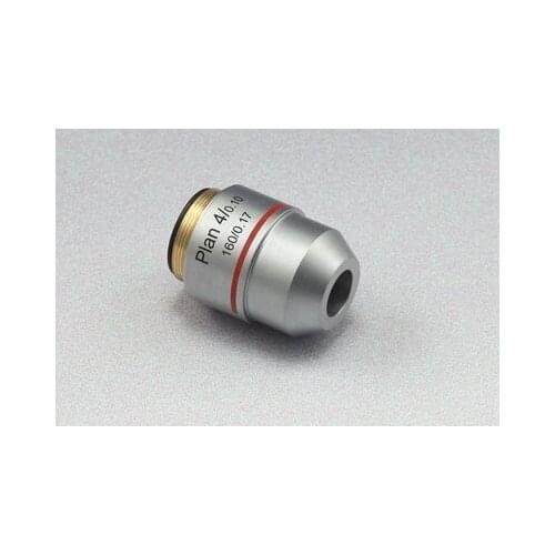 Top quality 4x Plan Microscope achromatic Objective lens- for 195mm Biological Microscope (DIN160/0.1mm)