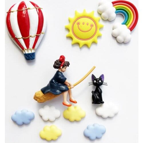 High-quality Three-dimensional Fridge Magnet Magnet Cartoon Anime Magnet A Set of Magnetic Sticke