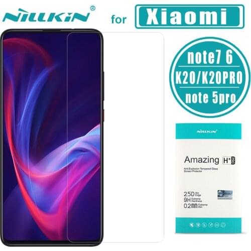 For Xiaomi Redmi k20 Note 8 Pro Glass Nillkin 9H+ Pro Tempered Glass Screen Protector for Xiaomi Redmi 7 6 5 Pro k20 Pro Glass