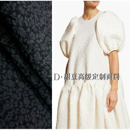 Yarn-dyed jacquard fabric 133cm spring and autumn jacquard brocade fabric jacquard dress blazer fabric polyester cloth