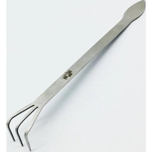 1pc Stainless Steel Bonsai Root Rake Bonsai & Gardening Spatula Loosen Soil Multifunctional Garden Tool