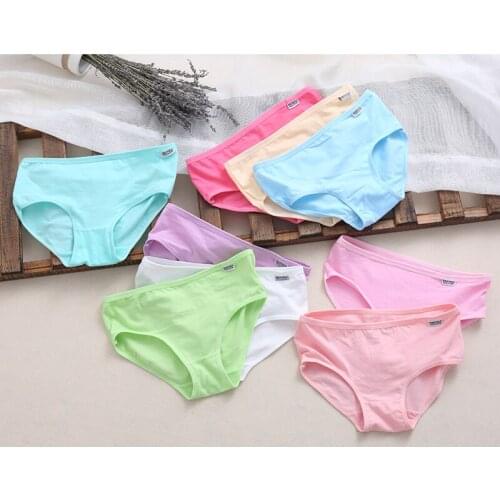 10Pcs Sexy Womens Cotton Blend Panties Briefs Lingerie Shorts Underwear Thongs