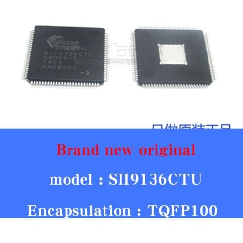 2/pcs Lot New original SII9136CTU-3 SIL9136 SI19136CTU SMD TQFP100 LCD chip IC