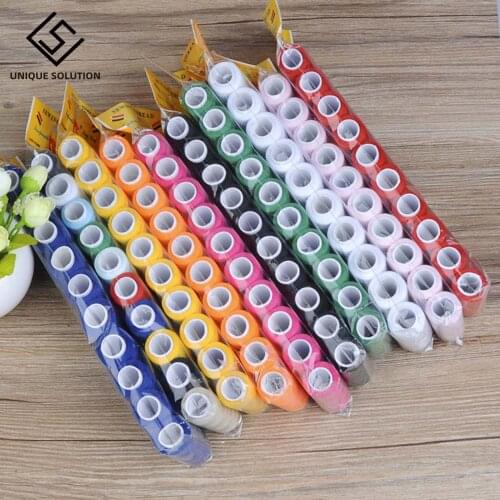 5PCS Polyester Sewing Accessories Durable Sewing Thread Multicolor Embroidery Supplies Handmade Sewing Craft Tool