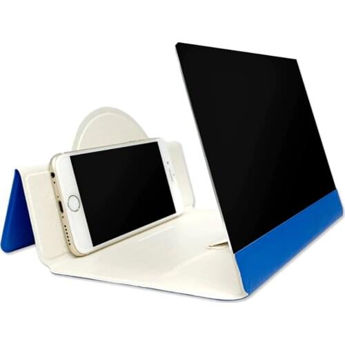 8 Inch Universal 5D Mobile Phone Screen Amplifier Magnifying Glass Phone Stand Bracket Holder for Smartphone