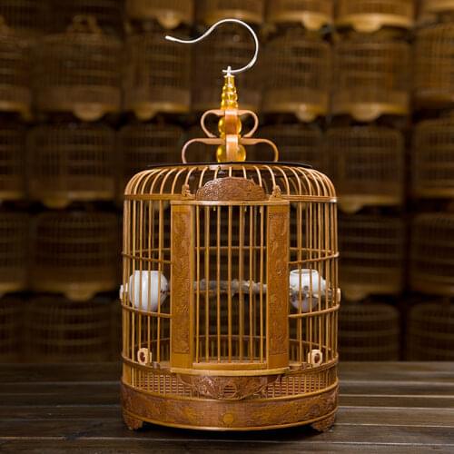 Bird Cage Bamboo Bird Cage Thrush Bird Cage Myna Bird Cage Carved Bird Cage Made of Bamboo bird nest bird cage cover