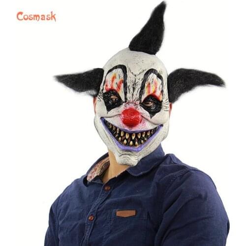 Cosmask Mask Halloween Realistic Latex Mask Clown Halloween Horror Mask