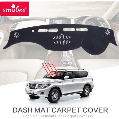 For NISSAN PATROL Y62 Anti-Slip Mat Dashboard Cover Pad Sunshade Non-Slip Dashmat Protective Carpet Accessories