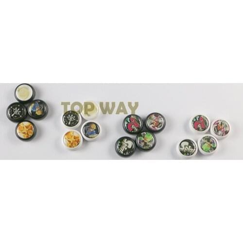 4pcs/lot 4 in 1 set new design joystick Cap For Nintend Switch NS pro Controller Cap Skin with retail package