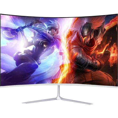 TFT/LCD Curved Monitor gamer 1920×1080p 75Hz HD monitor PC Display Desktop Screen VGA/HDMI Interface 24 inch computer monitor