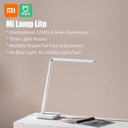 Xiaomi Mijia Table Lamp Lite Intelligent Mi LED Desk Lamp Eye Protection 4000K 500 Lumens Dimming Table Light Night Lamp