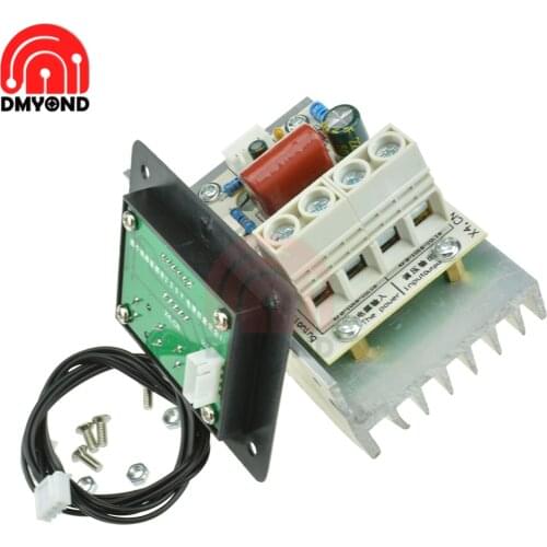 AC 220V 10000W SCR Voltage Regulator Dimming Dimmers Motor Speed Controller Thermostat Electronic Voltage Regulator Module Motor