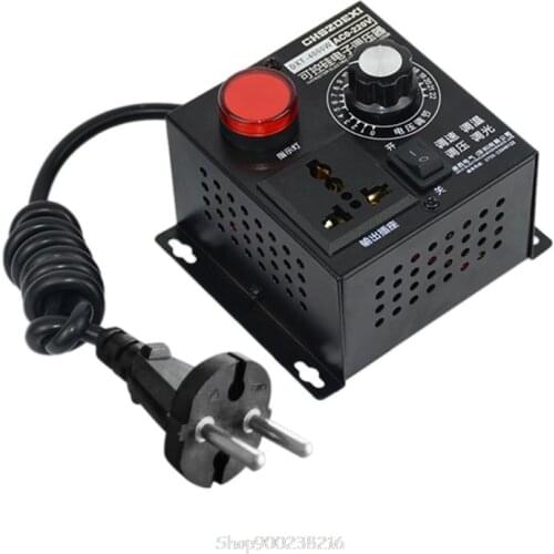 SCR Electronic Voltage Regulator AC220V 4000W Temp. Motor Fan Speed Controller Aug06 20 Dropship