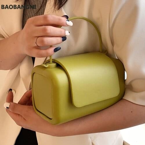 Tote Bag Small Chain PU Leather Crossbody Bag for Women Simple Shoulder Bag Lady Handbags and Purses