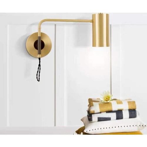 Nordice light lamp rope bedside aisle corridor monkey lamp cabecero de cama
