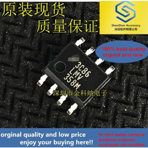 10pcs only orginal new LMV358M LMV358MX SMD SOP-8 brand new original genuine operational amplifier