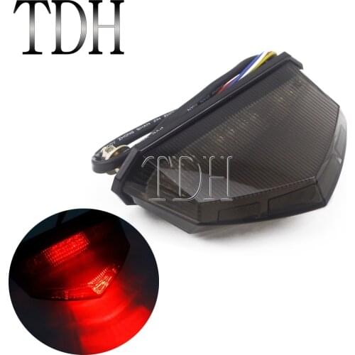 Universal Motorcycle LED Rear Light Moto Tail Brake Light Indicator Lamp For Yamaha Kawasaki Suzuki Honda Cafe Racer Street Bike
